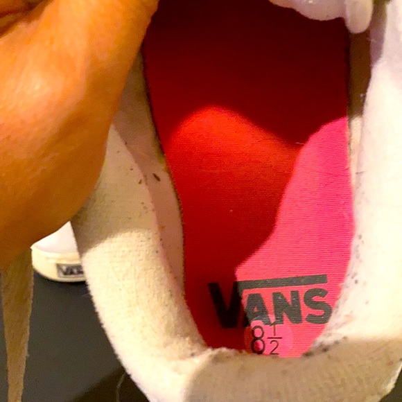 Women's Vans Lace Up Sneakers Doodle scribble 8.5 - Picture 7 of 11